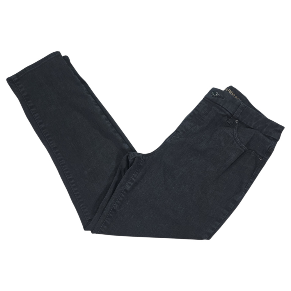 Chicos Wom 1R/Med Black So Slimming Ankle Pants Everyday Casual Travel Neutral